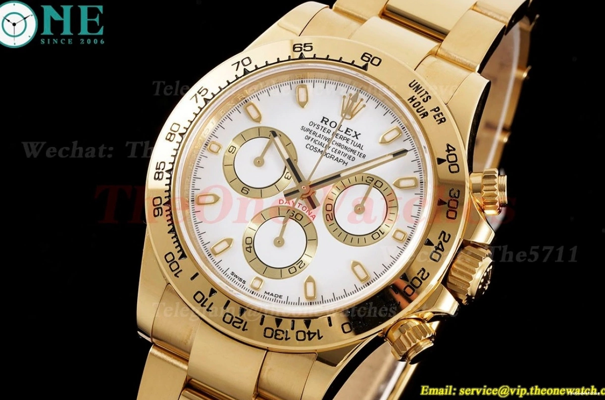 SA4130 116508 White Stk YG YG KING Daytona 40mm 0206